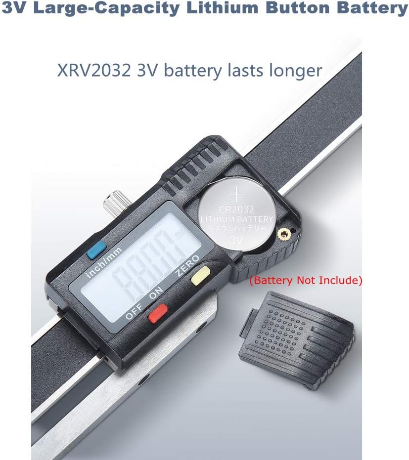Zunate Digitales Höhenmessgerät, 0-150mm Digital Precision Height Gauge Aperture Tiefenmesser mit Ed