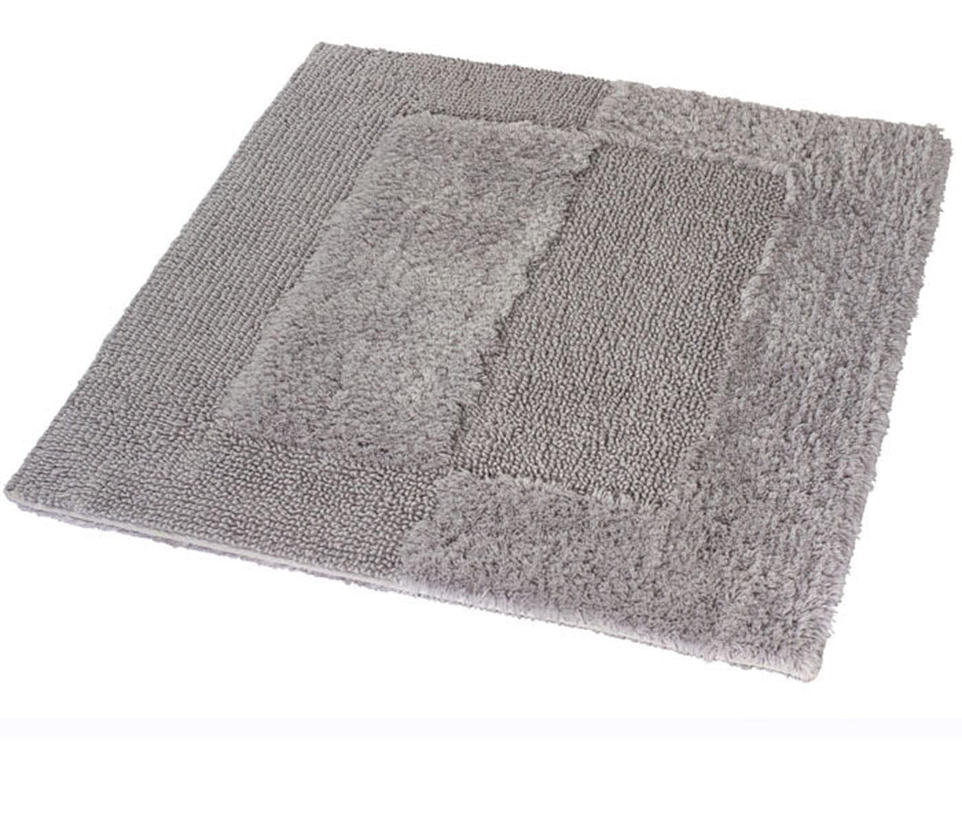 Kleine Wolke Havanna Badteppich, Baumwolle, Grau, 1 cm 55x65 cm Grau, 55x65 cm Grau