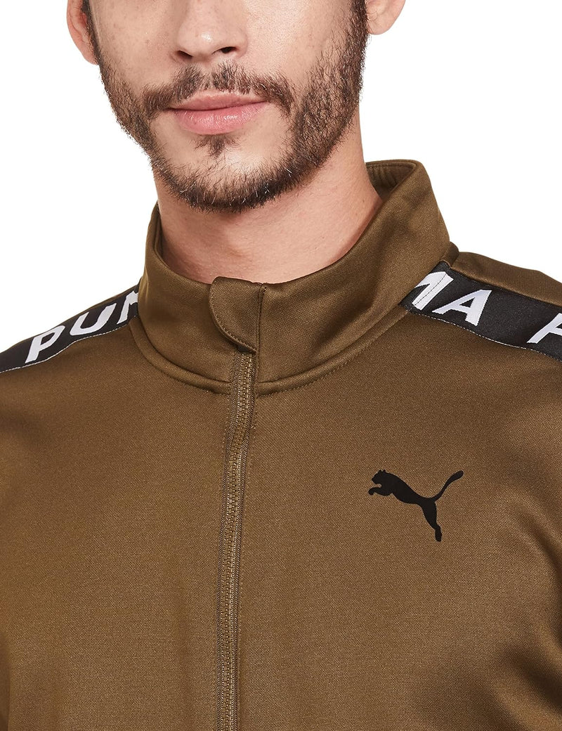 PUMA Herren Fit Pwrflece Fz Jacke Strickjacke S DEEP OLIVE, S DEEP OLIVE