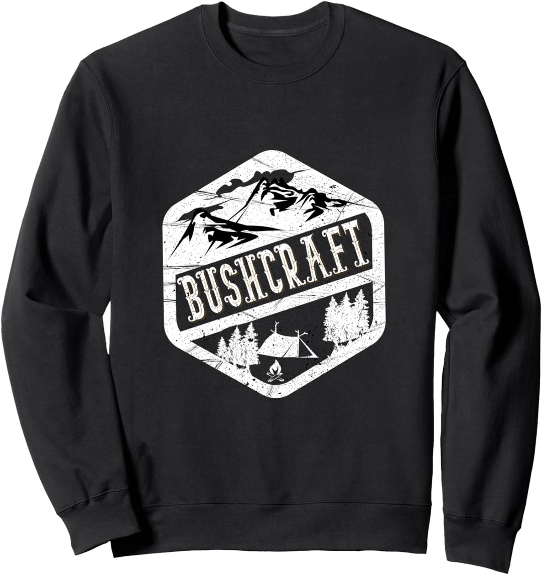 Bushcraft Bushcrafter Batch Wald Outdoor Bushcrafting Sweatshirt