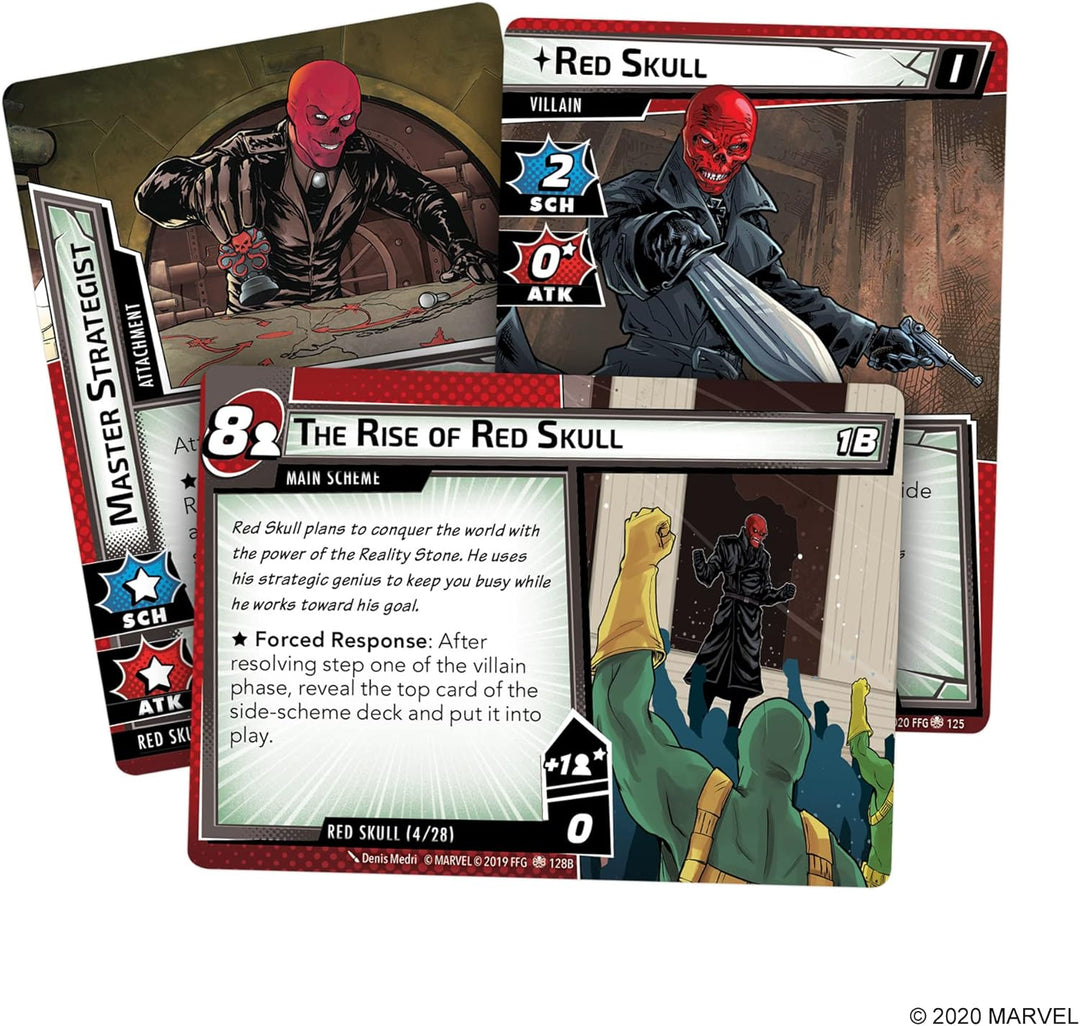 Fantasy Flight Games - Marvel Champions: Expansion: The Rise of Red Skull - Card Game 4. Expansion E