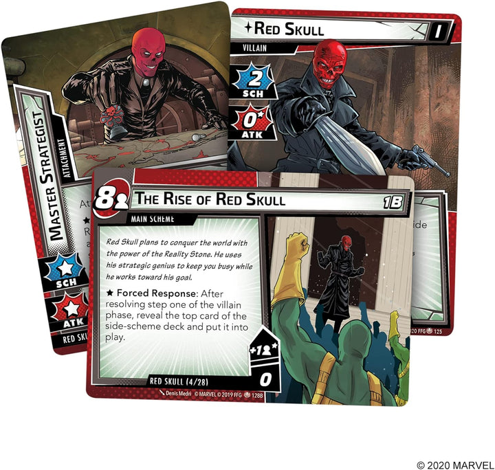 Fantasy Flight Games - Marvel Champions: Expansion: The Rise of Red Skull - Card Game 4. Expansion E