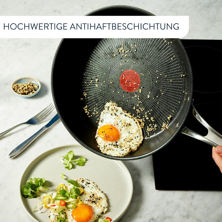 Jamie Oliver by Tefal Cook's Classics Bratpfanne 24 cm, Antihaftversiegelung, Induktionstauglich, Ba