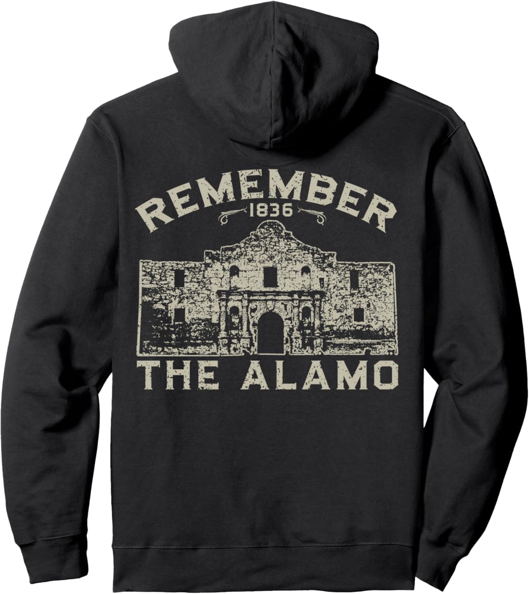 Erinnern Sie sich an die Alamo Geschichte San Antonio Texas Pullover Hoodie