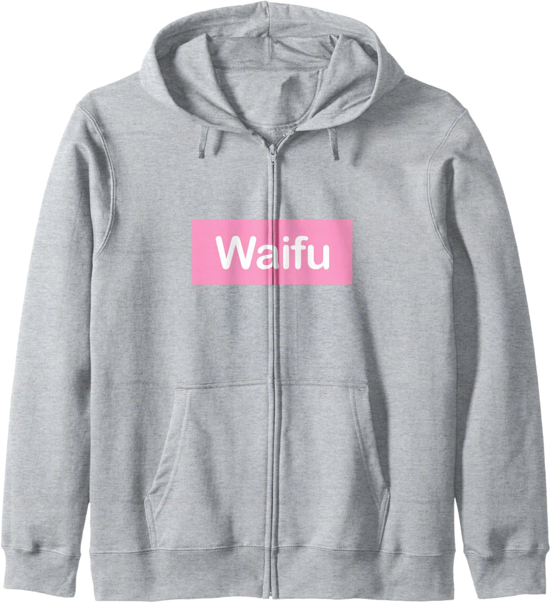 Waifu Pink Banner, Hentai Anime Fan Art Kapuzenjacke
