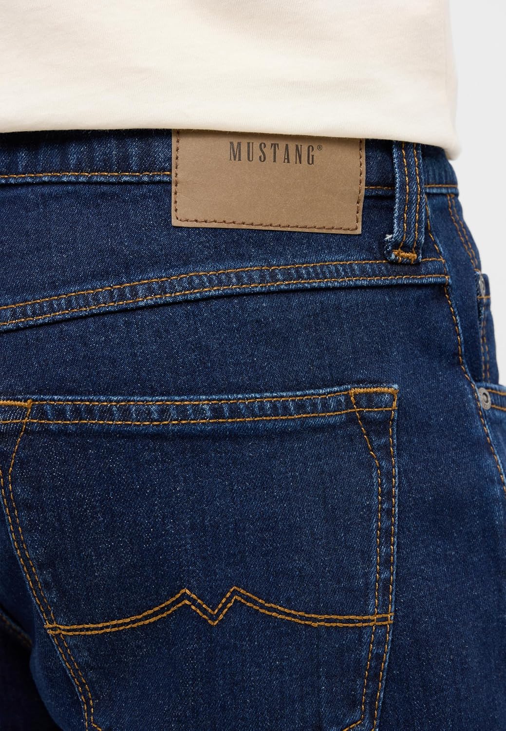 MUSTANG Herren Jeans Big Sur Regular Fit Jeanshose Hose Denim Stretch Baumwolle Schwarz Blau Denim B
