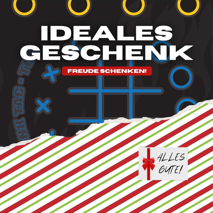 Beer Pong Tisch 4-in-1 | Flip Cup, Rage Cage, Drunk Tac Toe | Klappbarer Turniertisch 240x60x70 cm |