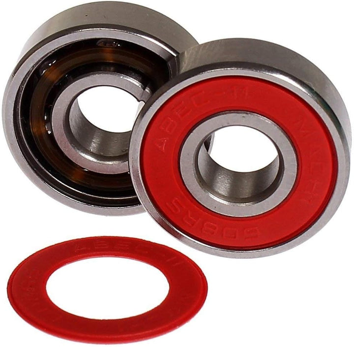 FunTomia 8, 16 oder 32 Stück ABEC-9 608er 2RS MACH1 Renn Kugellager/Lager + Spacer z.B. für Inliner