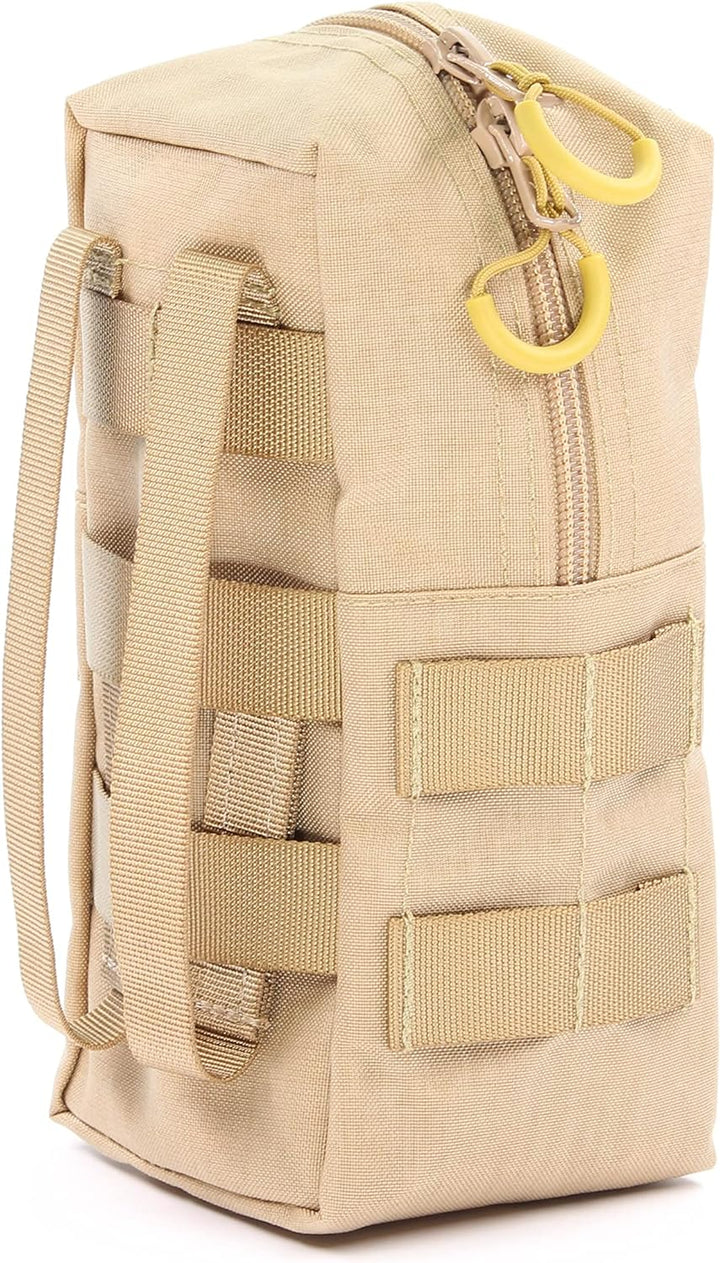 Zentauron Reissverschlusstasche Small mit MOLLE-System I BW-Tasche, Rucksack Zusatztasche aus Cordur