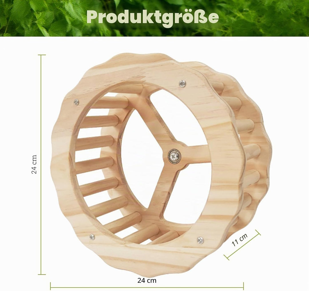 Vogelspielzeug Rotierende Schaukel, Holz Vogel Schaukel für Papageien, Naturholz, Langeweile lindern