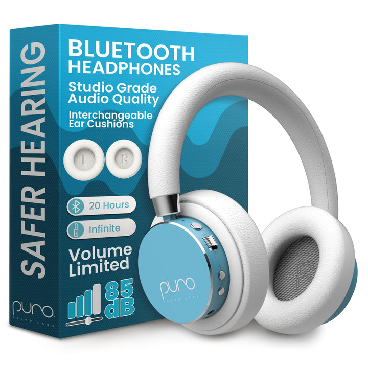 Puro Sound Labs BT2200 Plus Kids Bluetooth Kopfhörer - Lautstärkebegrenzung 85dB, Studio-Grade Audio