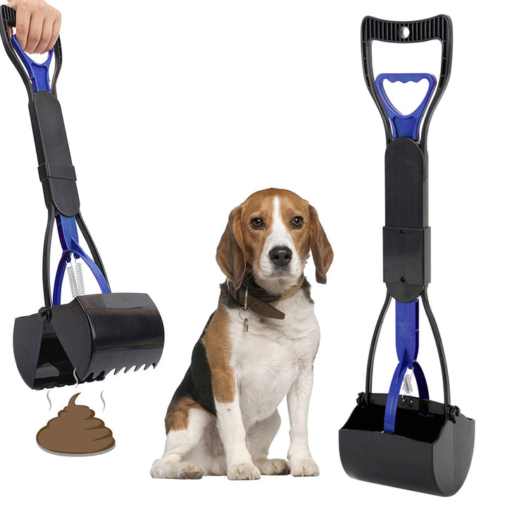 Pooper Scooper, Hundekotschaufel, Kotschaufel für Haustiere, zusammenklappbar, tragbar, mit langem G