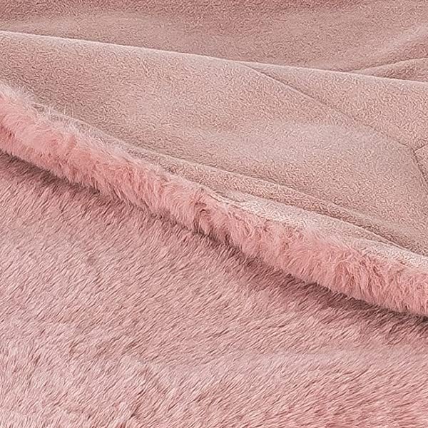 Moon - Wohndecke mit Hasenfelloptik - 150x200 cm - 500 g/m² -Kuscheldecke Sable in super Soft - (Ros