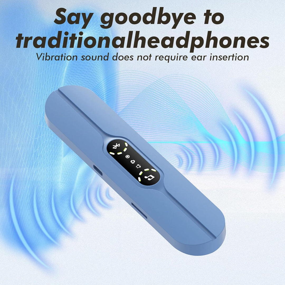Schlaf Knochen Leitung Lautsprecher,3 Modi Bluetooth-Knochenschalllautsprecher,Gerät für weisses Rau