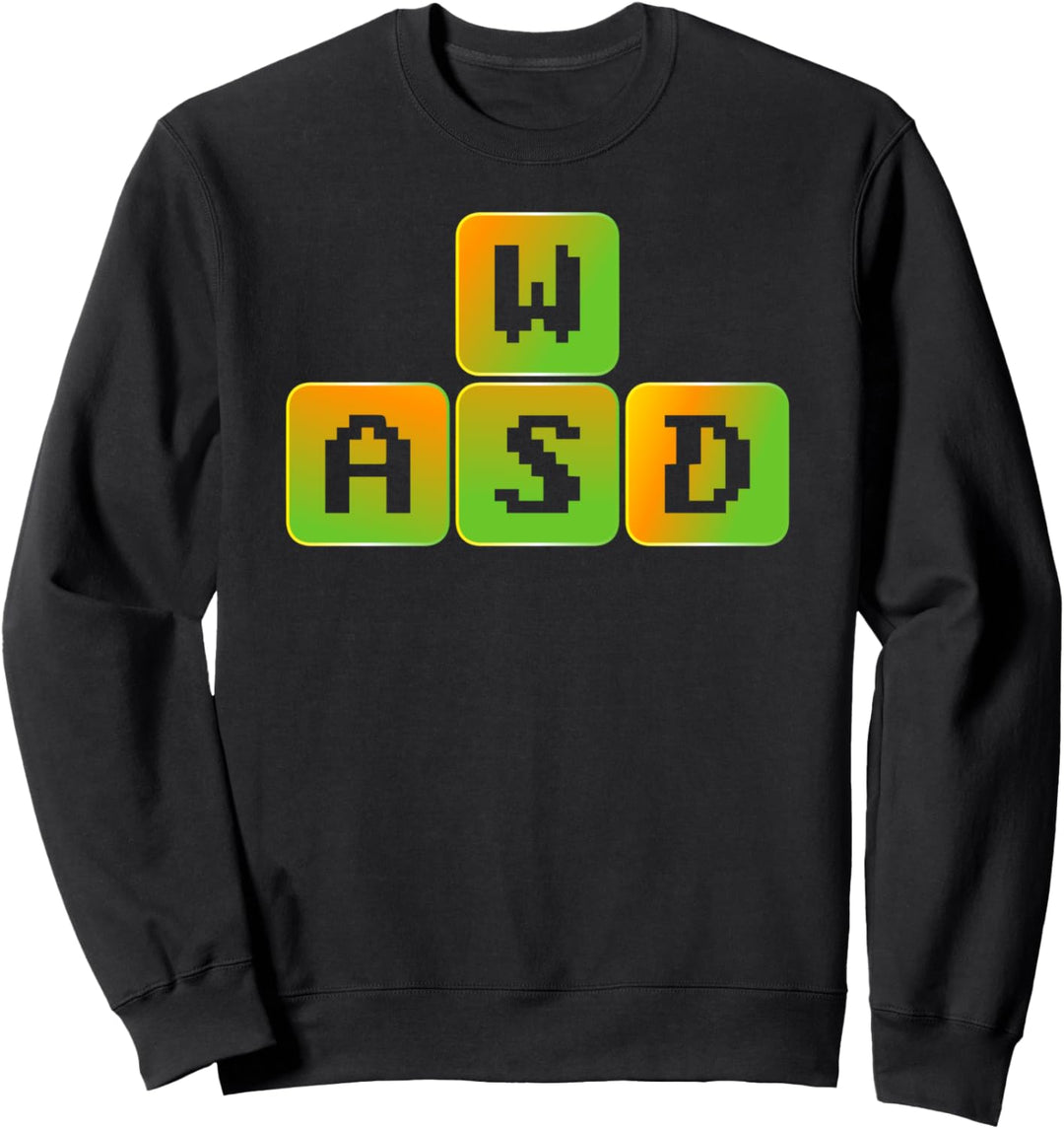 W A S D - Videospiele Gaming Sweatshirt