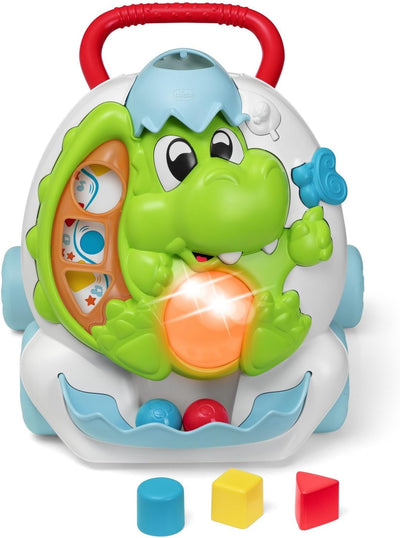 Chicco Dino Lauflerner First Steps, süsser Dinosaurier geformt Toddler's First Steps mit elektronisc