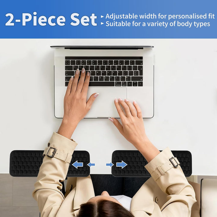 L-Förmige Handballenauflage und Ellenbogenauflage für Schreibtisch, 2 Stück Ergonomische Wrist Rest