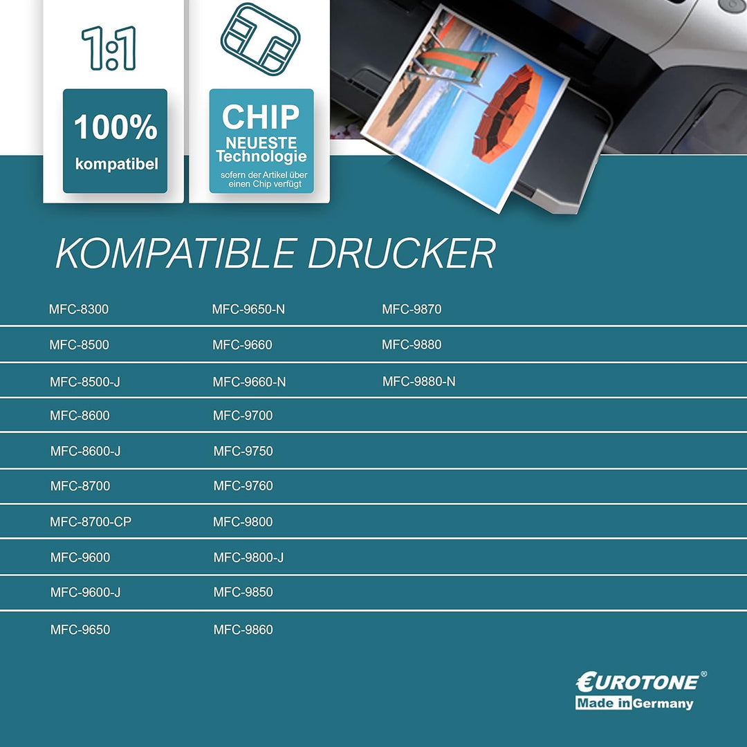 3X Kraft Office Supplies Toner kompatibel für Brother Fax 4750 5750 8350 8360 8750 P PLT ersetzt TN6