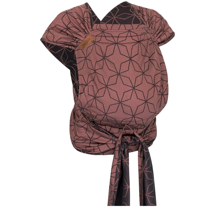 Hoppediz Hop-Tye Advanced - 4-in-1 Babytrage für Neugeborene ab Geburt - Halfbuckle Tragehilfe mit T