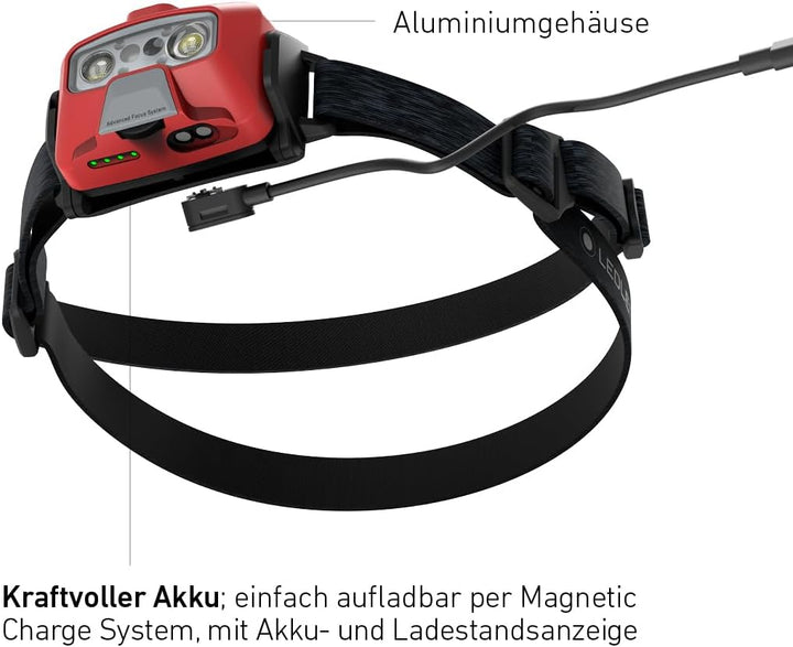 Ledlenser HF6R Core Stirnlampe Led wiederaufladbar | LED Kopflampe 800 Lumen | Adventure Headlights