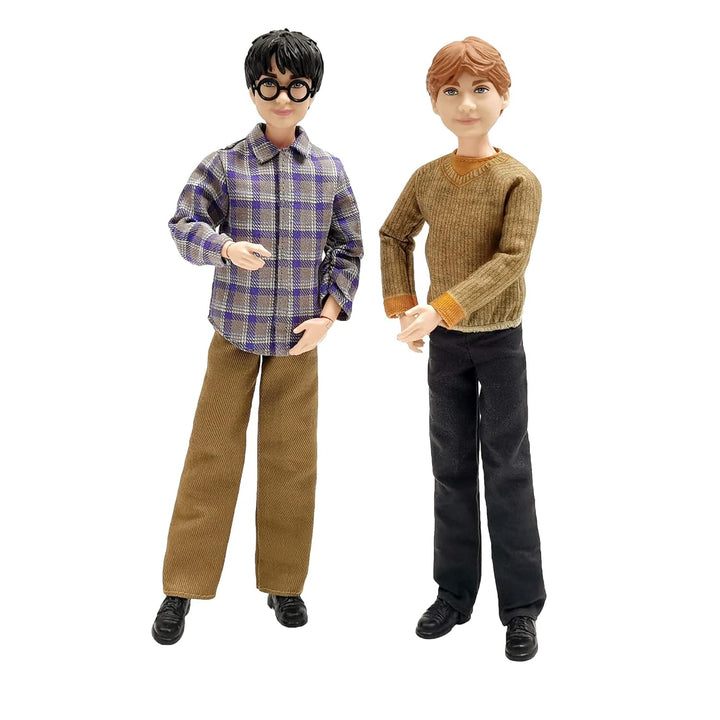 Harry Potter HHX03 - Harry Potter und Ron Weasley im fliegenden Auto, Spielset mit 2 Puppen und 1 Sp