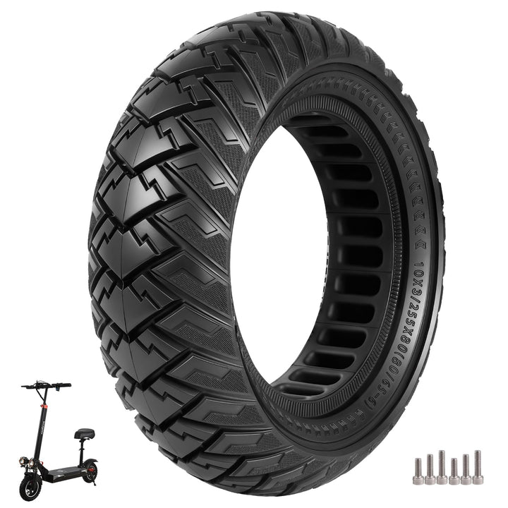 10×3 Vollgummireifen 255X80(80/65-6) Solide Reifen für Kukirin G3 Pro/Kukirin G2 Max/Joyor y8-s/Joyo