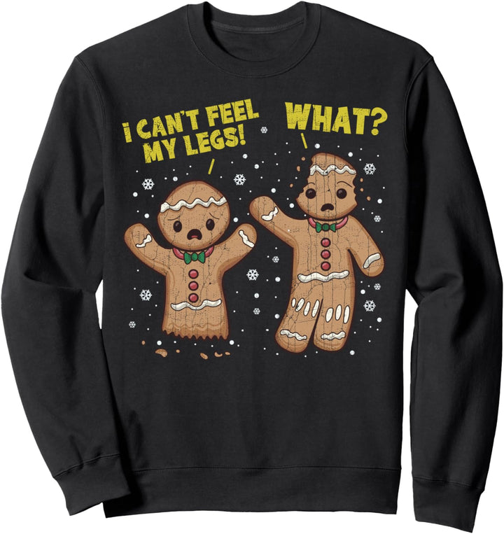 Lustiges Lebkuchenbacken Mann Weihnachtsfeiertags-Oberteile Sweatshirt