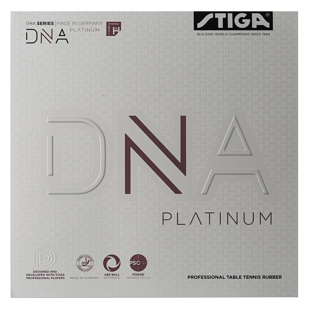 Stiga Unisex-Adult DNA Platinum Xh Tischtennisbelag 2.3 Rot, 2.3 Rot
