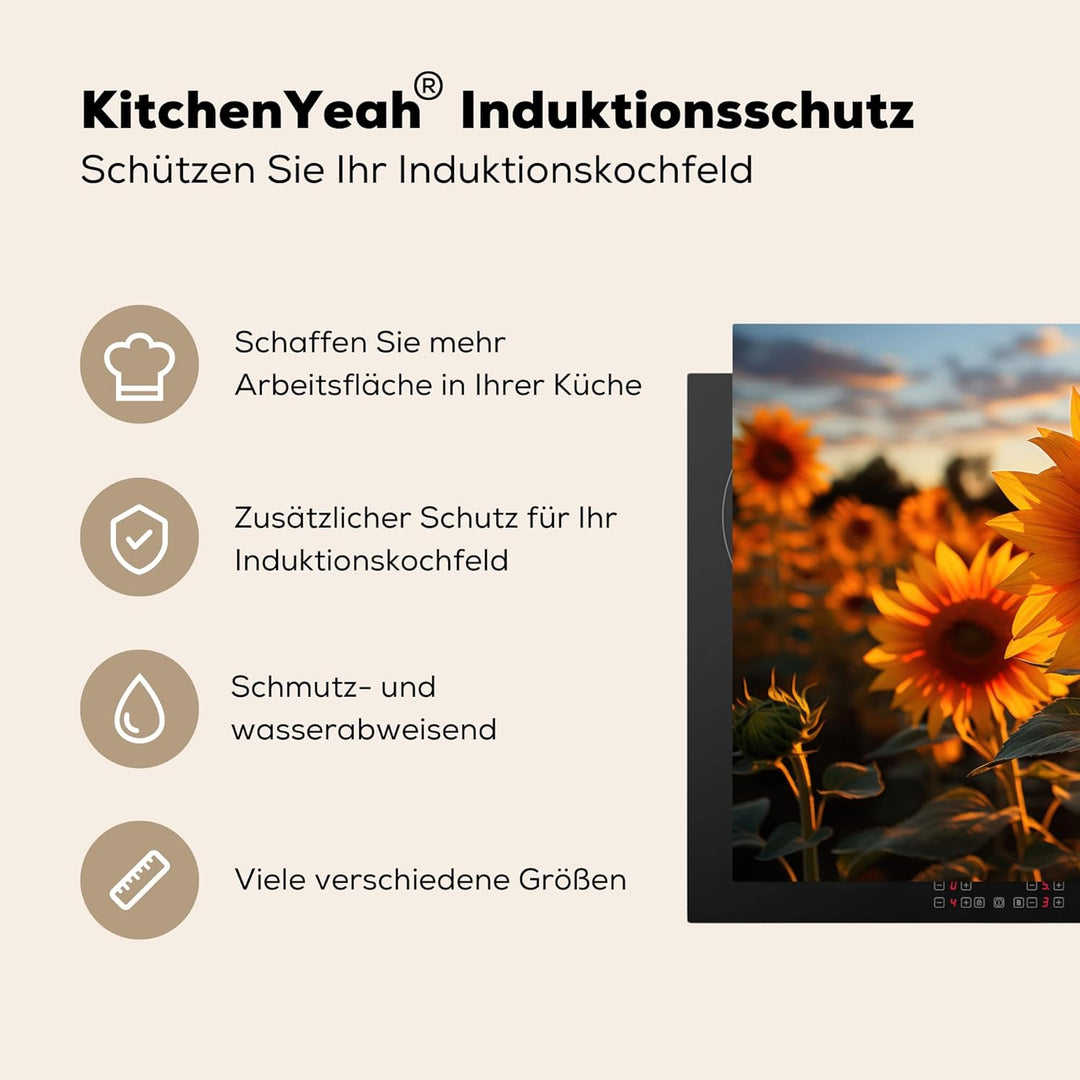 Herdabdeckplatte Einteilig Ceranfeld Abdeckplatte Küche Deko Ceranfeldabdeckung Herdabdeckung Indukt