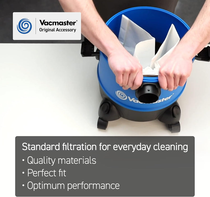 Vacmaster 950128 Beutel für Staubsauger, Paper