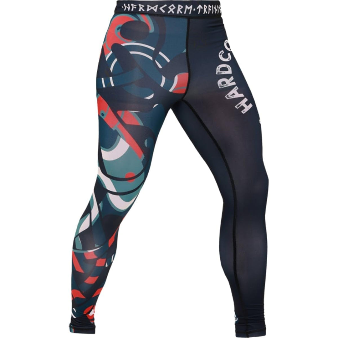Hardcore Training Herren Compression Pants Kompressionshose Leggings Sportkleidung Grappling MMA Kam