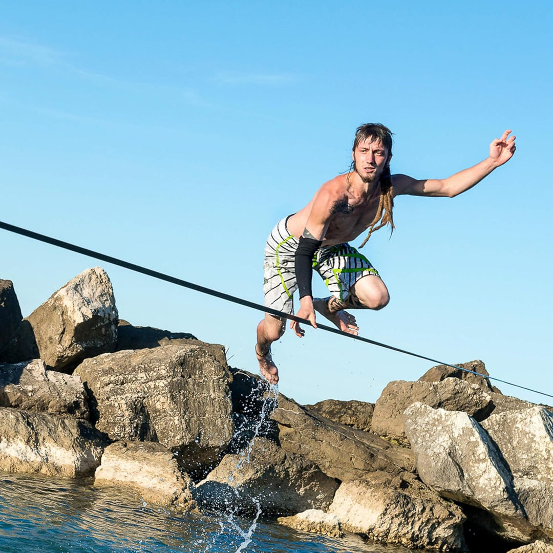 SPIDER SLACKLINE TWSB5 - Trickline Module Trick line Roll - Slackline für Freestyle Sprünge und Tric