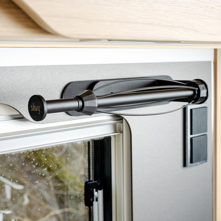 silwy® Magnetischer Küchenrollenhalter – Haftet ohne Bohren auf Metallflächen & Metall-Leiste – Flex