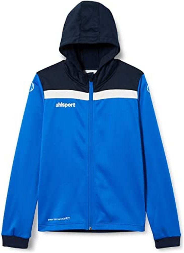 uhlsport Herren Offense 23 Multi Hood Jacke Herren Jacke XL azurblau/Marine/Weiss, XL azurblau/Marin