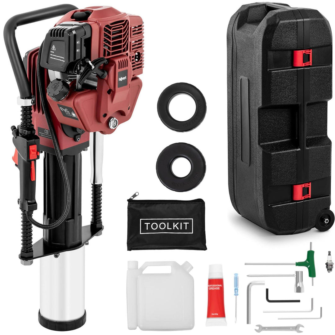 Hillvert HT-PILOT-1500 Motor Pfahlramme 1.500 W 9.000 U/min 2,5 Nm Benzin Pfahlramme