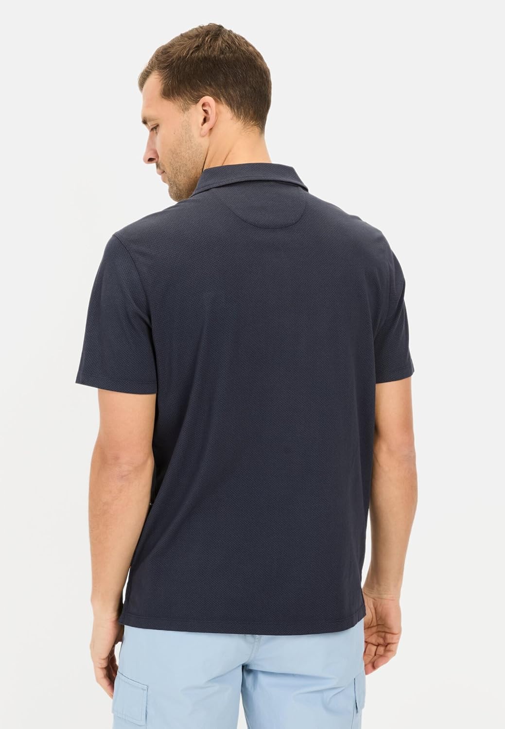 camel active Men's 409920-5p44 Polo Shirt (Pack of 1) XL Blau, XL Blau