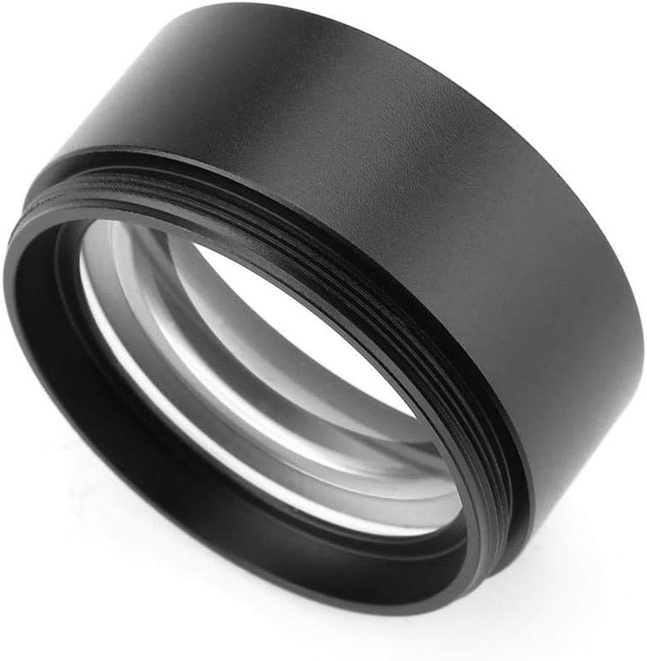 Stereomikroskope Objektivlinse, KP-0.7X Mikroskop Hilfsobjektiv Linse aus Metall, Aluminiumlegierung