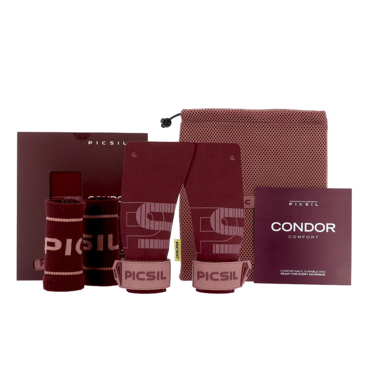 PICSIL Condor Hand Grips – Profi‑Griffpolster aus Kunstleder, Chalk‑kompatibel, Handschutz für Calis
