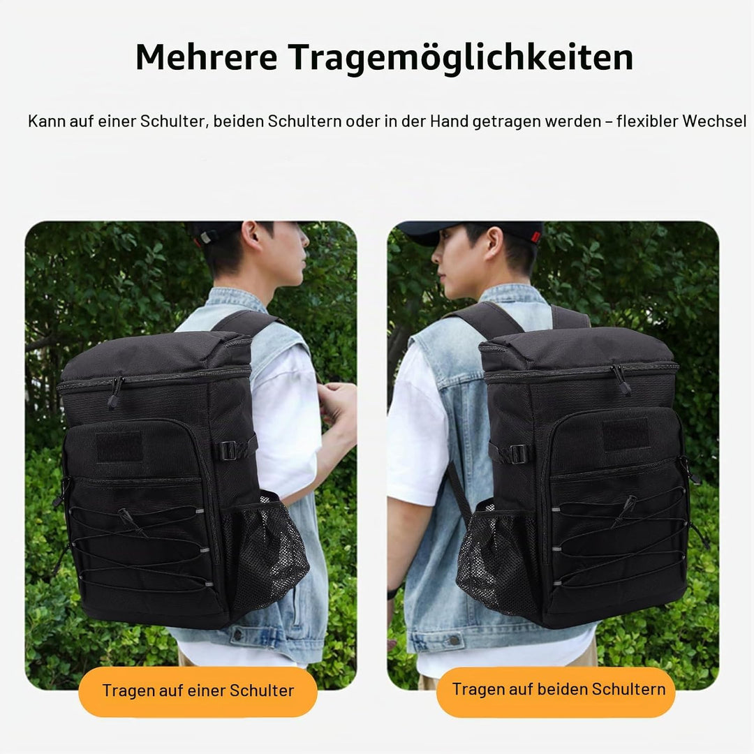 Kühlrucksack Isoliert Auslaufsicher, Grosse Kapazität, Multifunktionaler Isolierrucksack für Camping