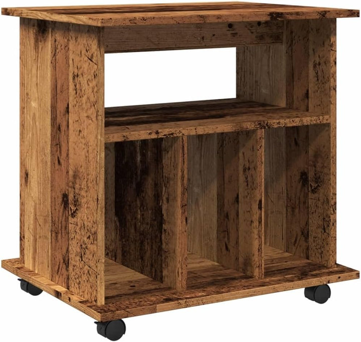 vidaXL Rollcontainer, Aktenschrank mit Stauraum, Rollschrank für Büro Arbeitszimmer, Bürocontainer B