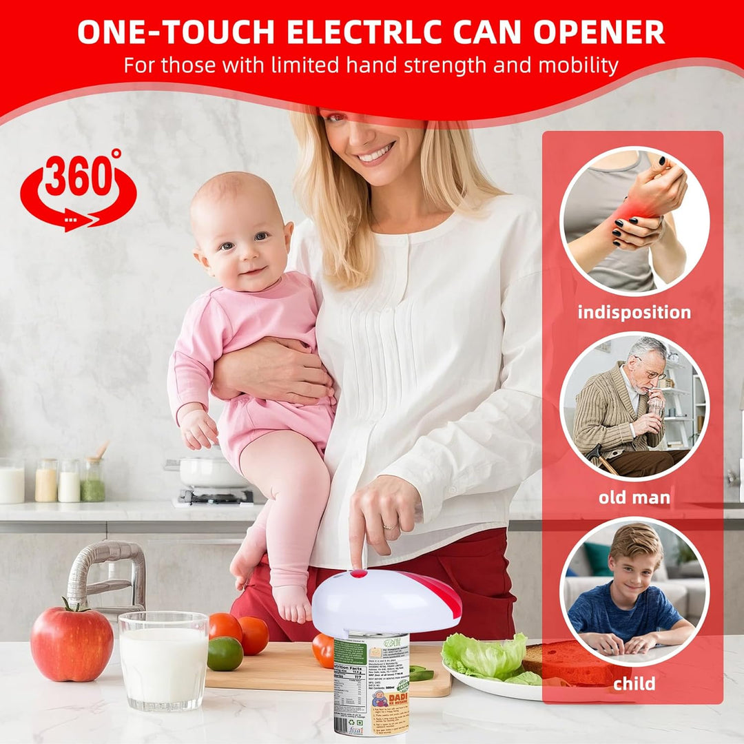 Elektrischer Dosenöffner Automatischer Kitchen: Öffnen Sie Ihre Konservendosen einfach per Knopfdruc