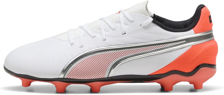Puma Unisex Kinder King Match Fg/Ag Jr Fitnessschuhe 30 EU Puma White Glowing Red Puma Black Puma Si