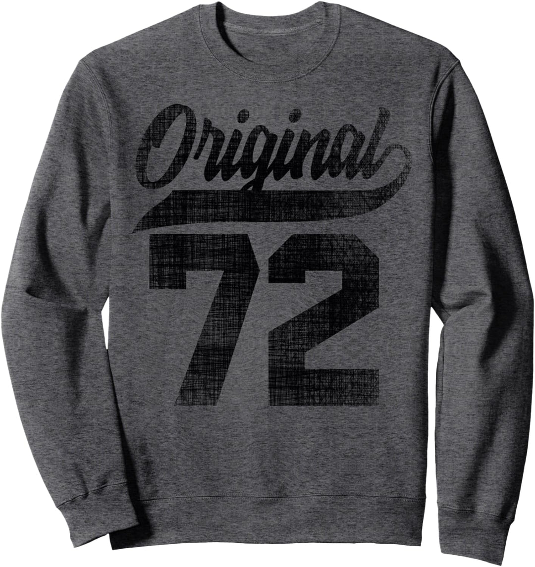 51.Geburtstag Original Männer Frauen Vintage Jahrgang 1972 Sweatshirt