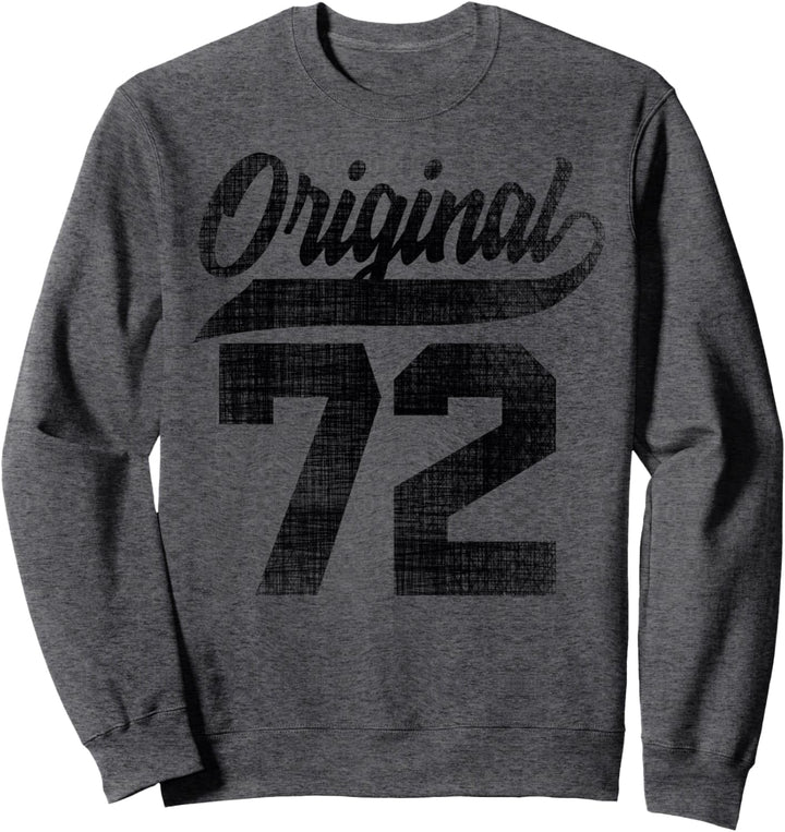 51.Geburtstag Original Männer Frauen Vintage Jahrgang 1972 Sweatshirt