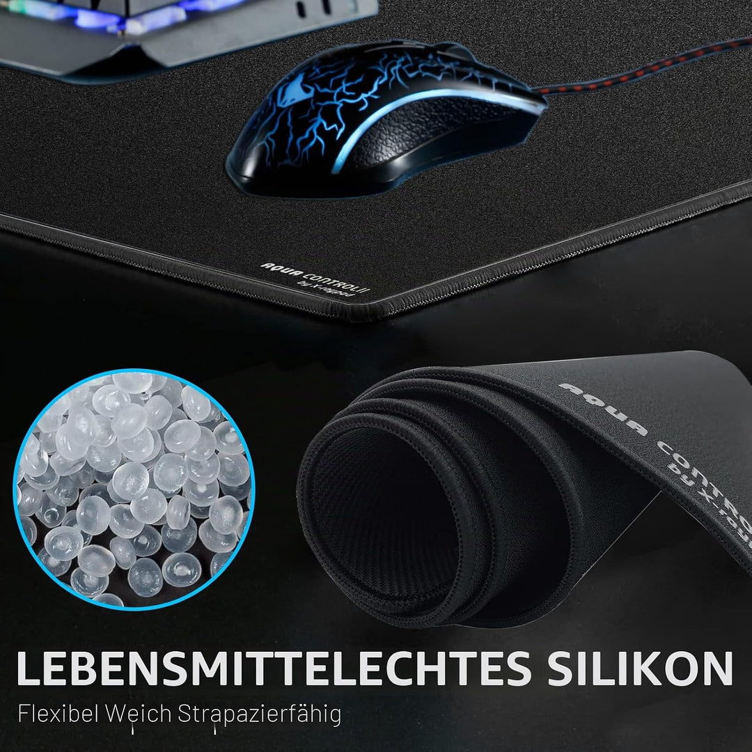X-Raypad Aqua Control 2 AC2 Solid Gaming-Mauspad, Ultra-Hochpräzisions-Mauspad mit Perfekter Geschwi