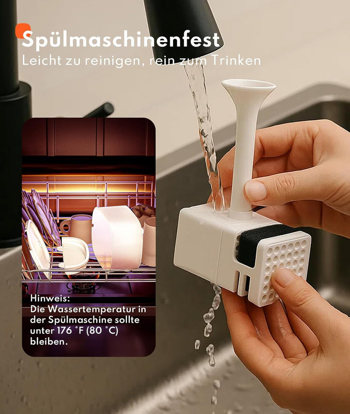 Homerunpet Katzenbrunnen, 18dB Extrem Leiser, 2.5L, Trinkbrunnen für Katze mit Kabelloser Pumpe, Pro