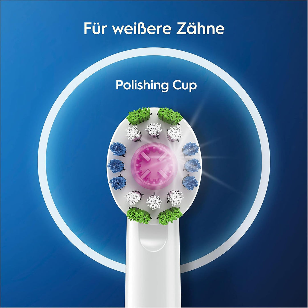 Oral-B 3DWhite Aufsteckbürsten für elektrische Zahnbürste, 10 Stück, aufhellende Zahnreinigung mit C