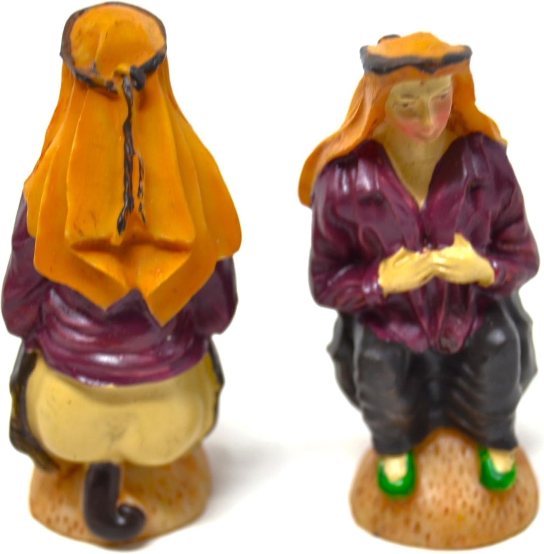 BETTER WITH FRIENDS 2 x Unit Figur CAGANER Harz, versteckte Krippe, 8 cm. der Mann, der . Figur sche