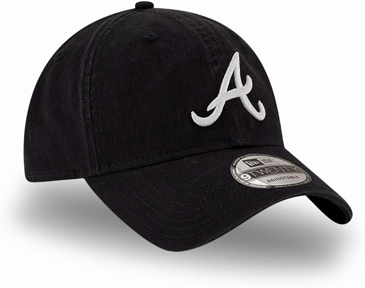 New Era 9Twenty Cap MLB Basecap Baseball Verstellbar Kappe #32-Braves-Black-31674 Einheitsgrösse, #3