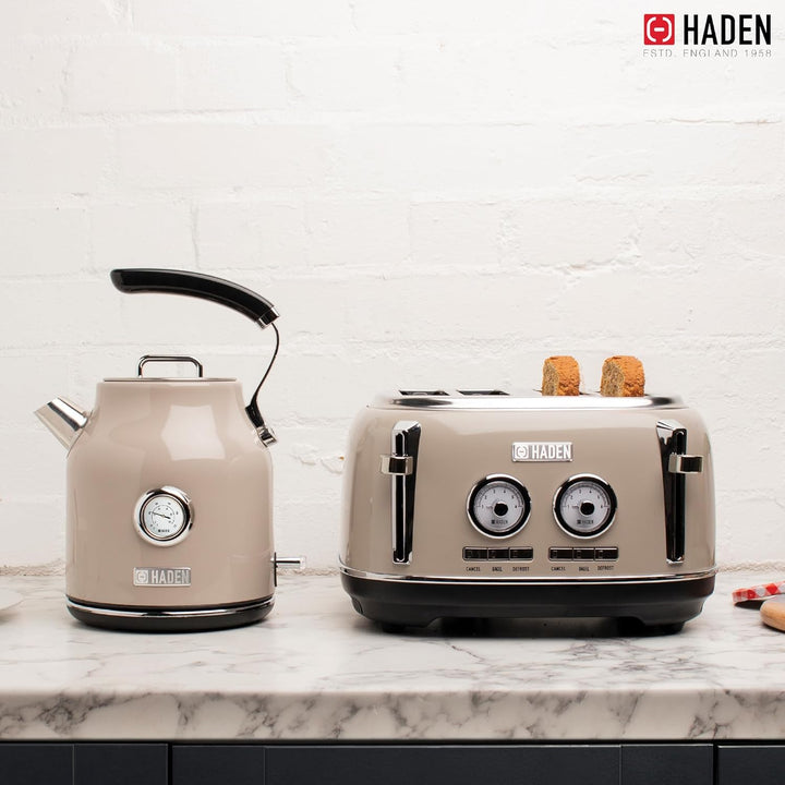 Haden Dorset Putty 4 Scheiben toaster, beige
